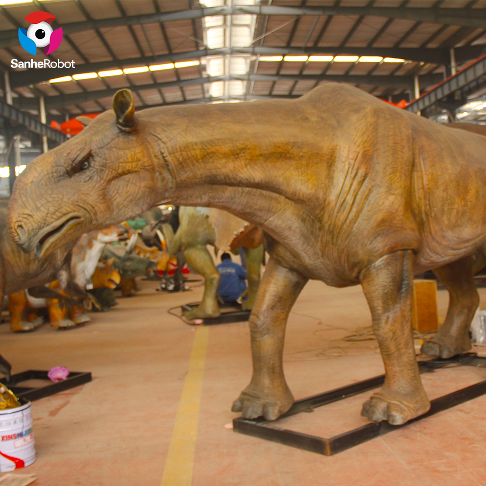China Wholesale Marine Animals Examples Factory Quotes - Simulation Animal animatronic life size animal Paraceratherium for sale  – Sanhe detail pictures