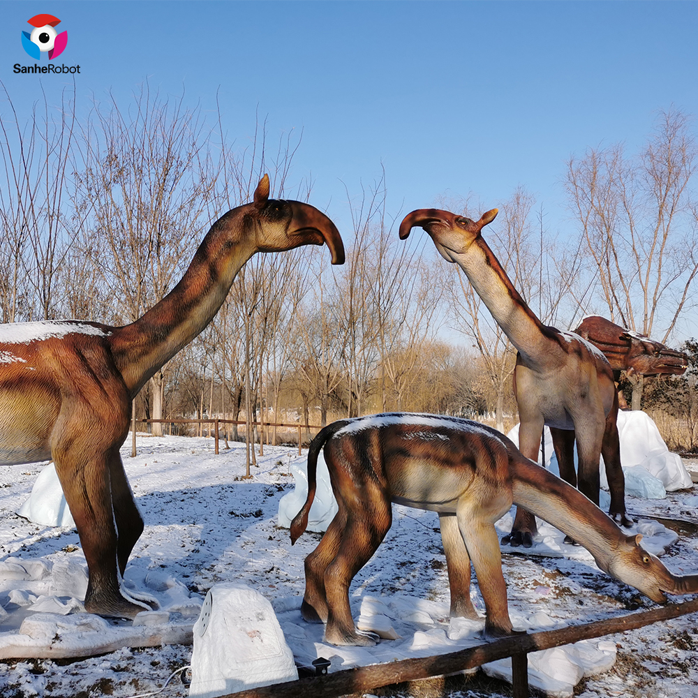 China Wholesale Scary Prehistoric Animals Quotes Pricelist - Prehistoric animals life size animatronic animals Macrauchenia patagonica for park  – Sanhe