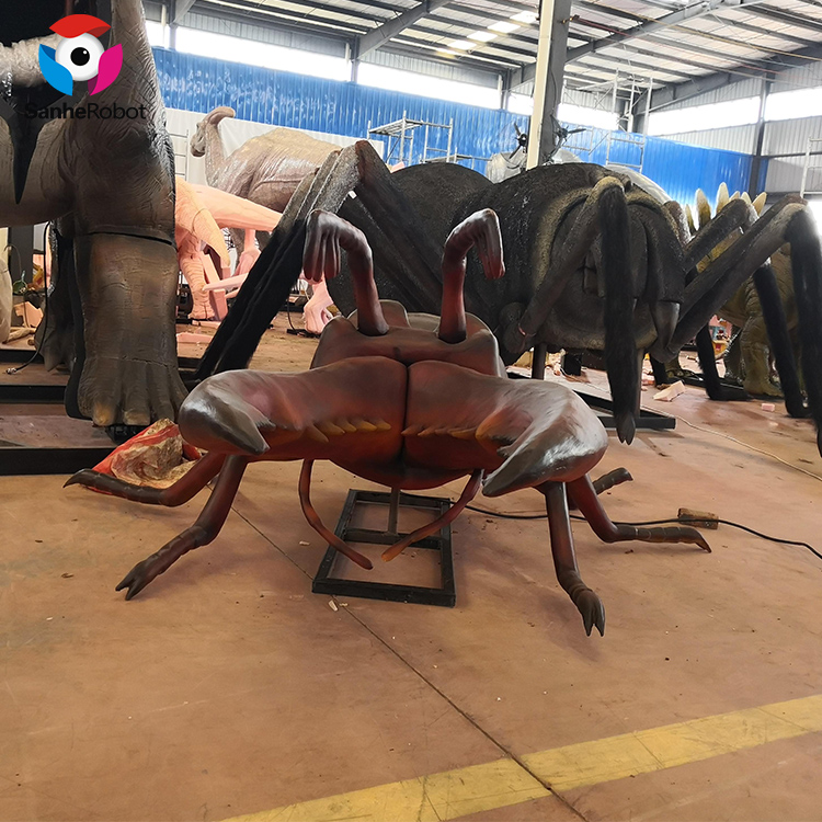 China Wholesale Small Marine Animal Manufacturers Suppliers - Theme Park Big Size Animatronic Insect Lifelike Insect model for sale  – Sanhe detail pictures
