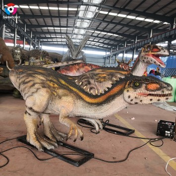 Dino theme park robotic gate decoration dinosaur simulation good quality decoration dinosaur