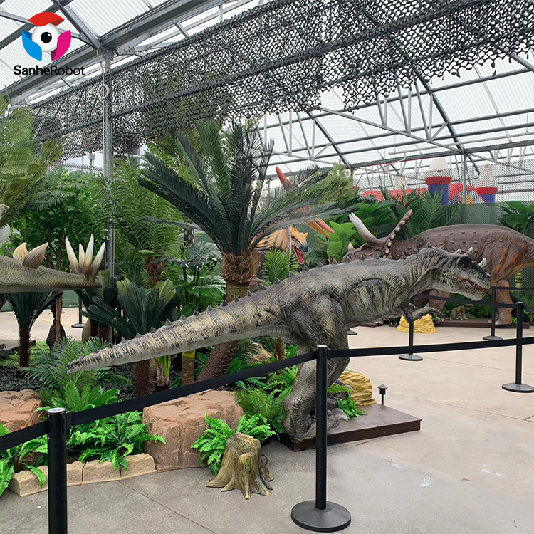 China Wholesale Life Size Dinosaur Fossil Factory Quotes - Dinosaur Park Decoration Artificial Dinosaur Ceratosaurus  – Sanhe