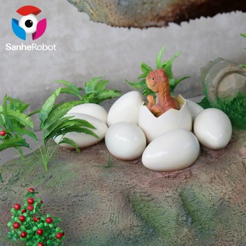 Sanhe Funny Dinosaur Eggshell Container Design Egg Dinosaur