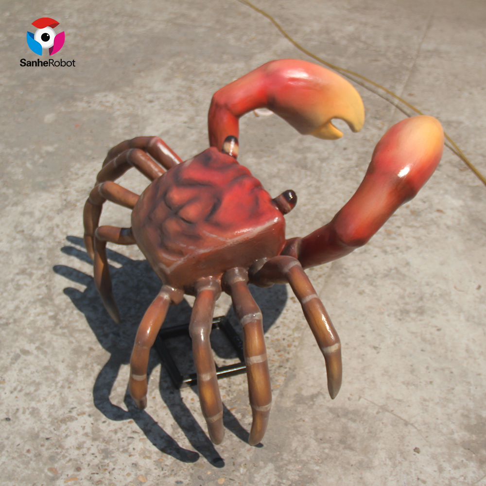 China Wholesale Cute Animal Sculptures Factory Quotes - Custom Small Size Crab Statue  – Sanhe detail pictures