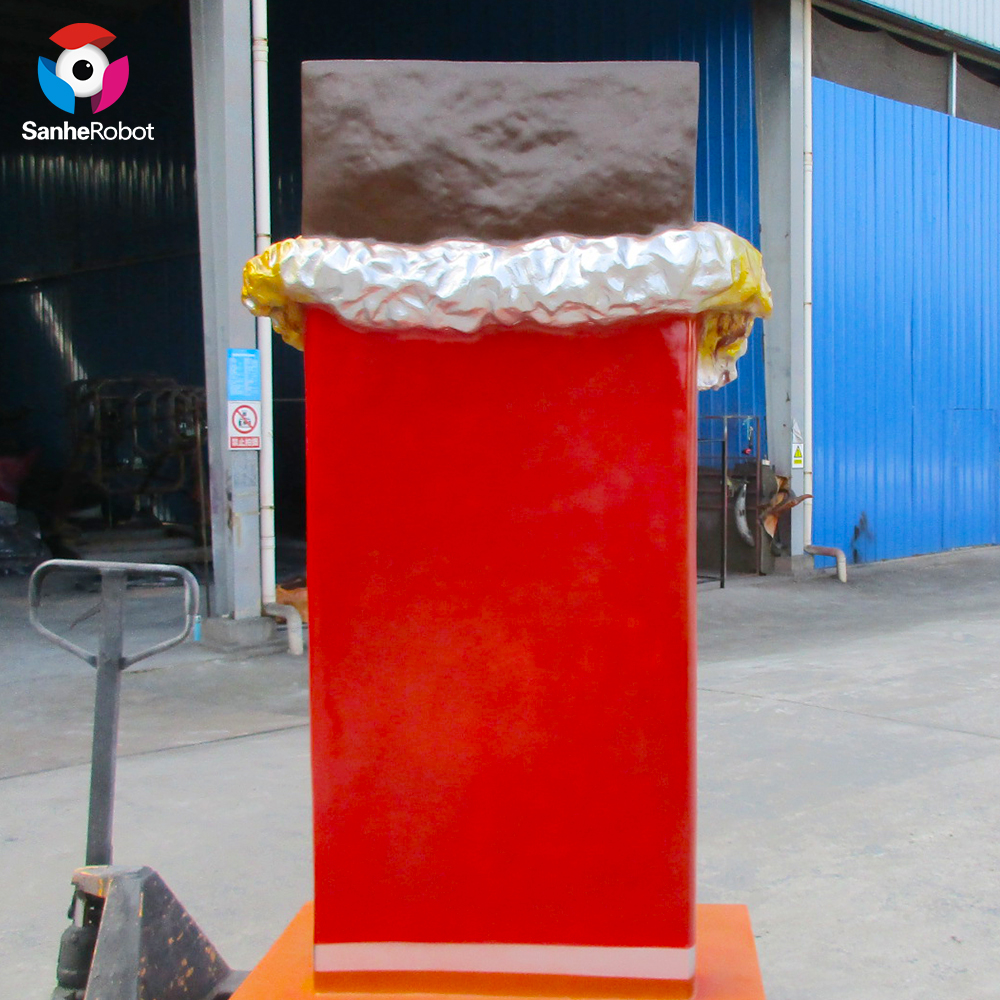 China Wholesale Metal Bear Sculpture Factory Quotes - Fiberglass Chocolate Bar Sculpture  for Outdoor  – Sanhe detail pictures