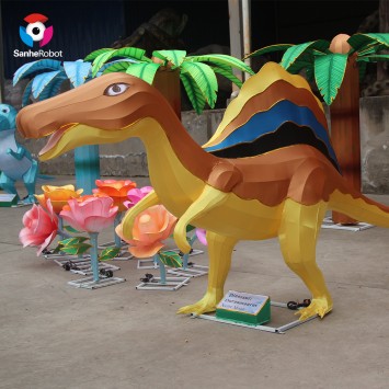 Cartoon Animal Dinosaur Outdoor Lantern for Resort