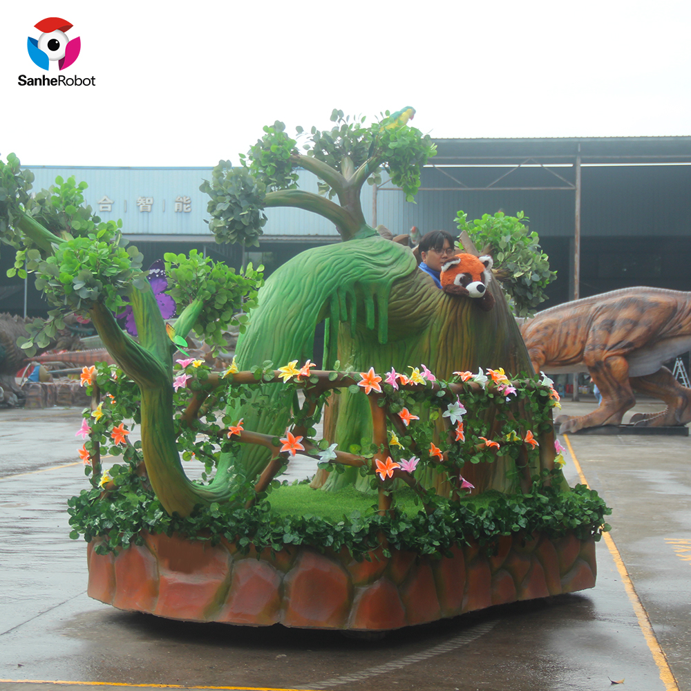 China Wholesale Parade Float Skirting Diy Quotes Pricelist - Park Customized Jungle Animals Parade Floats  – Sanhe