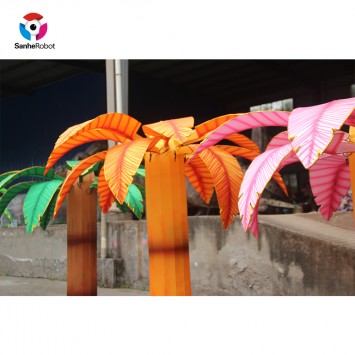 Leaves change color artificial tree chinese tree silk lantern festival