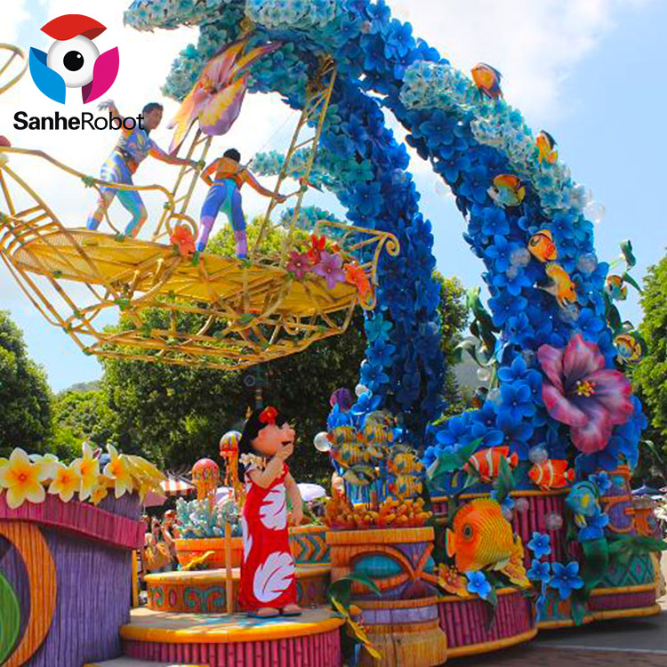 China Wholesale Parade Float Skirting Diy Manufacturers Suppliers - Large parade floats for festival decoration  – Sanhe