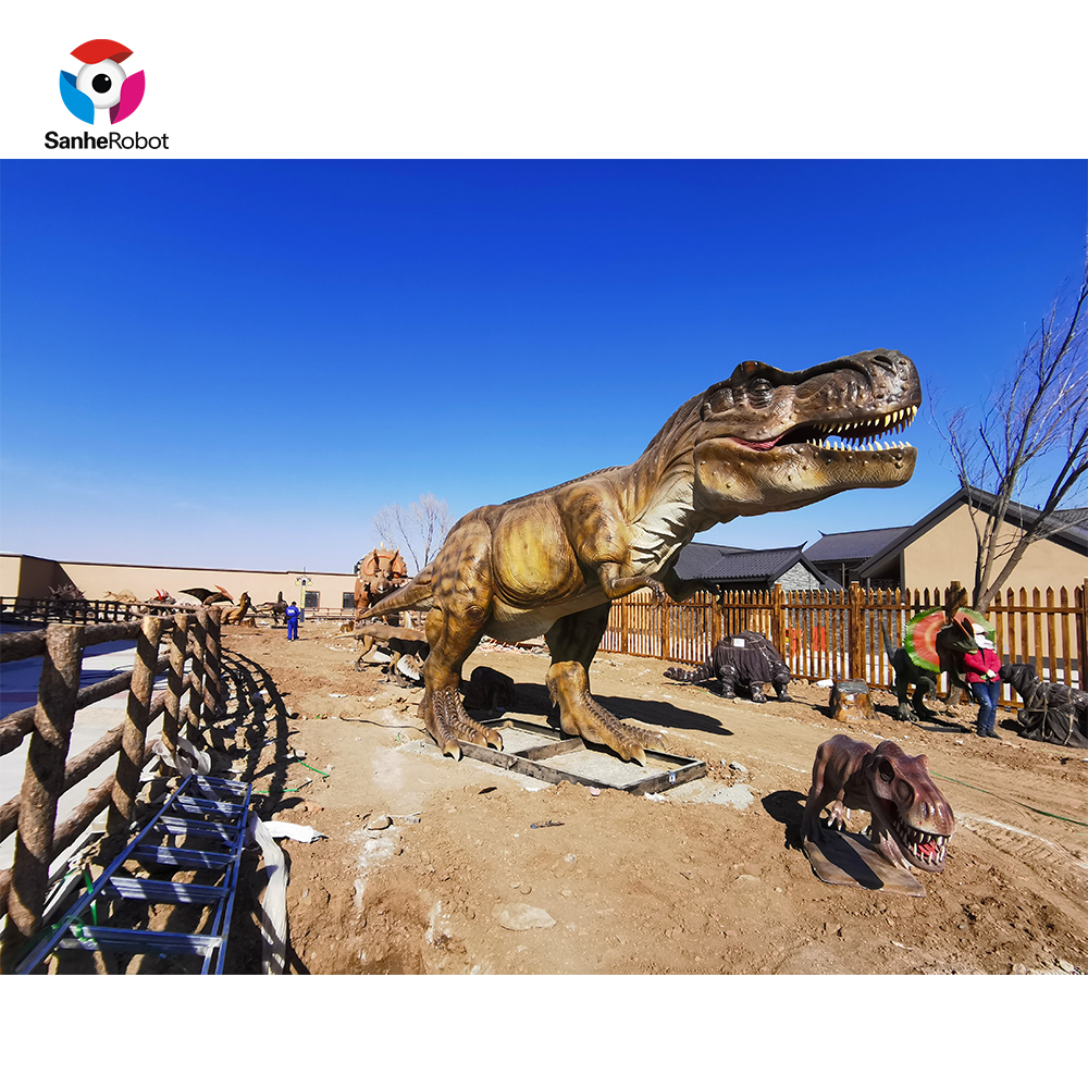 China Wholesale Dinosaur Skeleton Factory Quotes - Life Size Park Jurassic Animatronic Dinosaur  – Sanhe