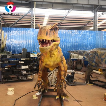 Táirge parque dinosauros samhail animatronic saol fíor dinosaurs ar díol