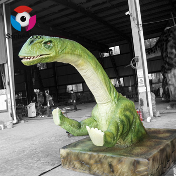 China Wholesale Dinosaur Ride For Sale Quotes Pricelist - Handmade high elastic fiber carved emulational electrical dino head for photographed  – Sanhe