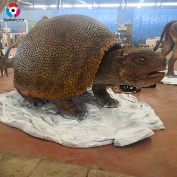 Sanhe works high quality simulation movable animal Glyptodon for landscape decoration