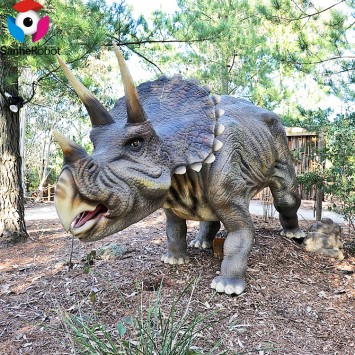 ديناصور متحرك متحرك ديناصور ترايسيراتوبس انيماترونيكس للبيع