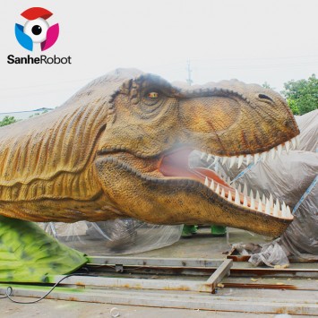 3D Life-size Animatronics Dinosaur Head t rex Wall Mounted Dinosaur Sculpture Decoration