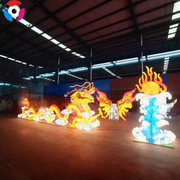 Outdoor Lantern Decoration New Year Chinese Large Lantern Chinese Dragon Lantern