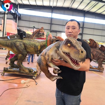 Hand Control Life Size Dinosaur Hand Puppet Animatronic Dinosaur T-rex Puppet