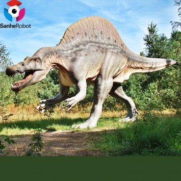 Park Decoration Real Live Dinosaurs Sculpture  Lifisize Moving Dinosaur Animatronic Spinosaurus