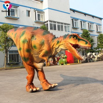 Stage Show Real Size Animatronic Realistic Adult Walking Mechanical Dinosaur Costume