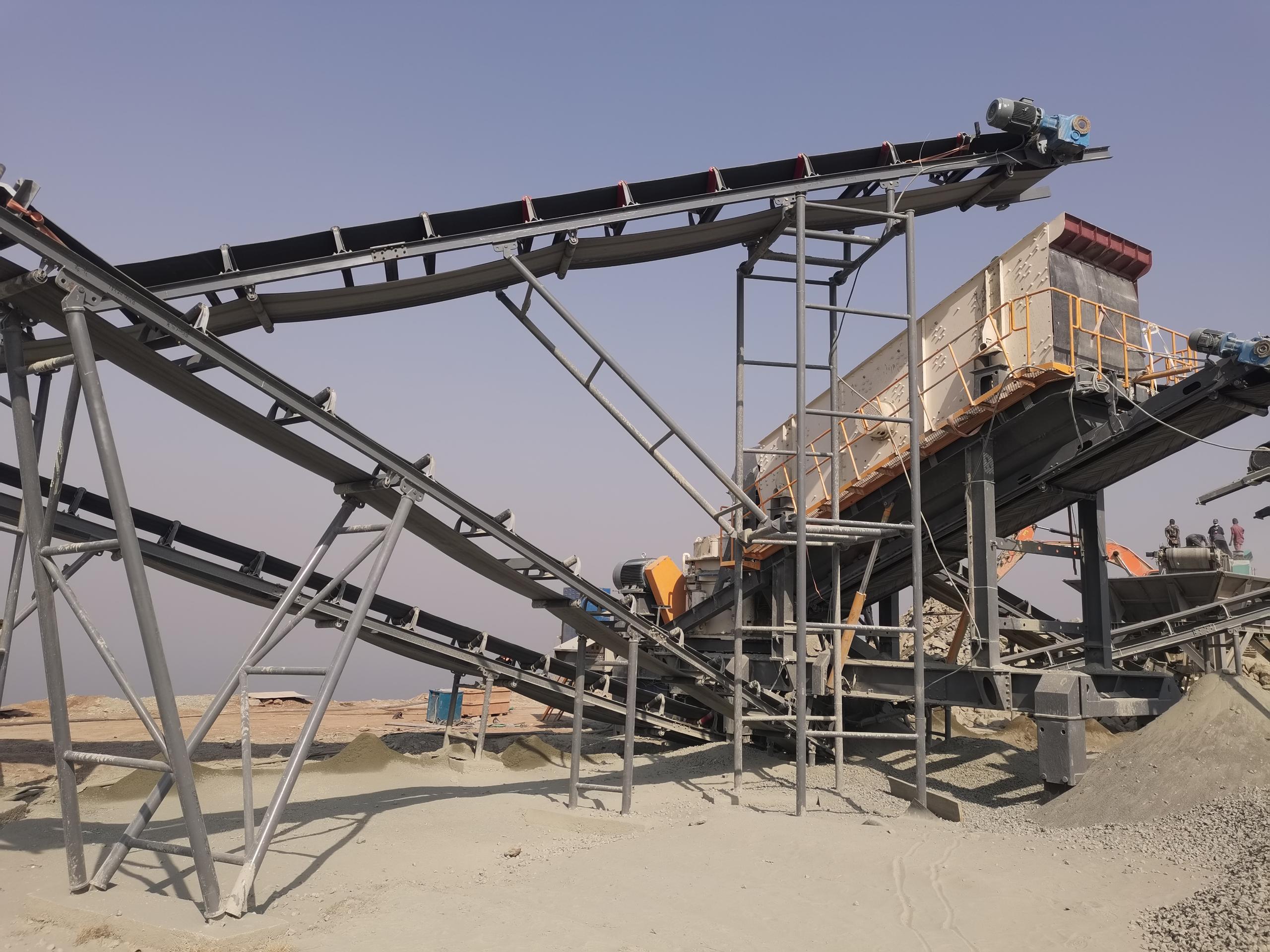Shanghai Shanmei Tire Mobile Crushing and Screening Equipment Assists East Africa Aggregate Project