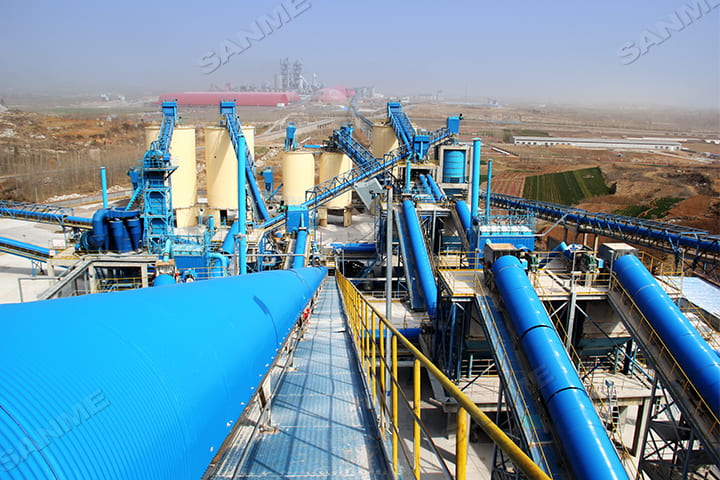 Details of Limestone Gravel Production Line with 500-550 Tons per Hour