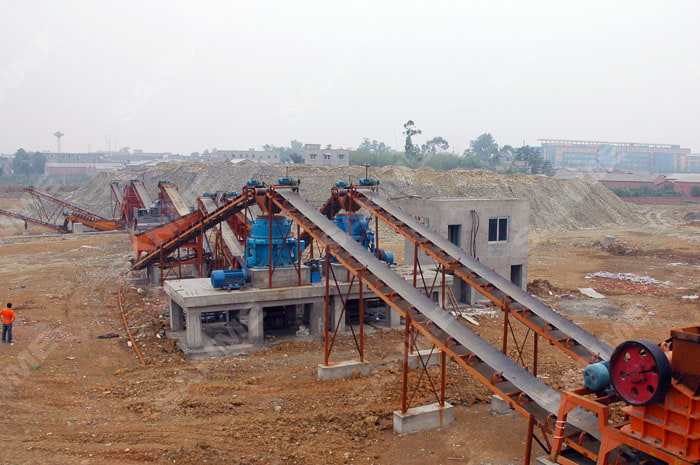 سیچوان، چین میں 400TPH پیبل ریت بنانے کا پلانٹ