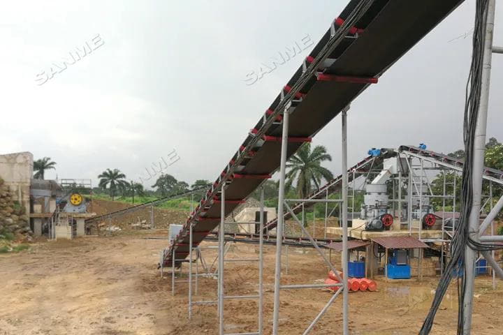 Granitzuschlagstoffprojekt in Nigeria, Afrika