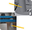 Concasorul cu con complet hidraulic din seria SMS adoptă în mod independent designul barei de protecție și al cilindrului de ulei cu cavitate clară și utilizează un singur cilindru mai stabil și mai fiabil, astfel încât să îmbunătățească fiabilitatea sistemului hidraulic.