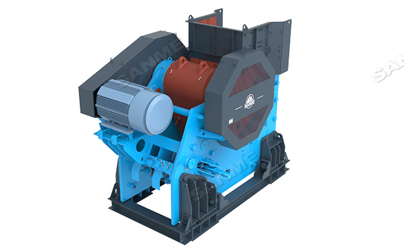 Shanghai SANME jaw crusher, the use of mobile crushing station