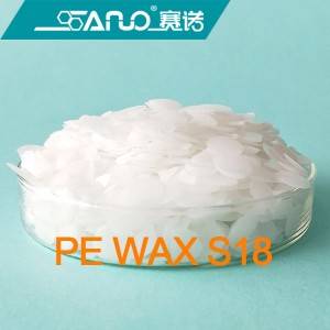 White flake polyethylene wax
