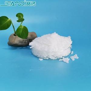 White flake polyethylene wax with smokeless for foam plate production