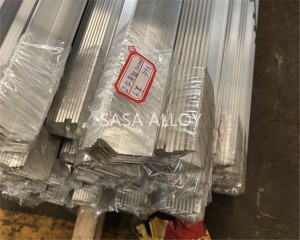 Barras semiovaladas de aluminio