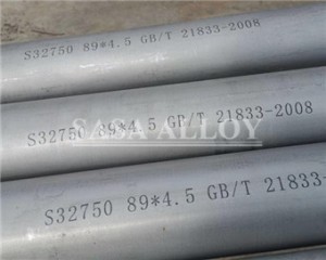 أنبوب الأنابيب الفولاذي المزدوج UNS S32750