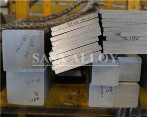 Barra rectangular de aluminio