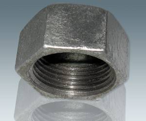 Štandardné obrubové tvarovky z kujného železa s obrubou DIN