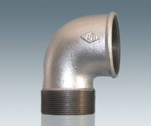 DIN Standert Beaded Malleable Iron Pipe Fittings