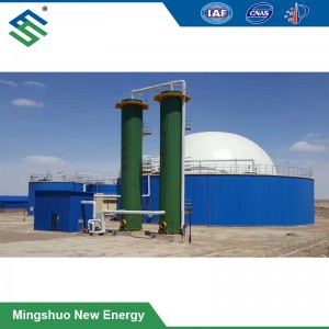 Integrated Biogas Anaerobic Fermentation Tank for CHP