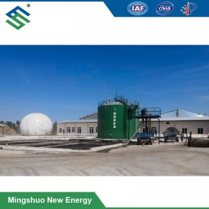 Biogas Anaerobiese verteerder Plant vir vark mis Behandeling