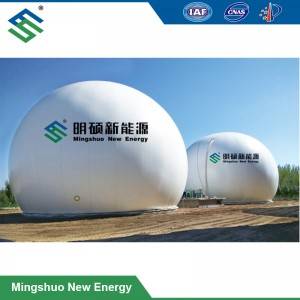 Hot-selling Agricultural Organic Waste - PVDF Biogas Storage Holder for Combined Heat and Power Project – Mingshuo