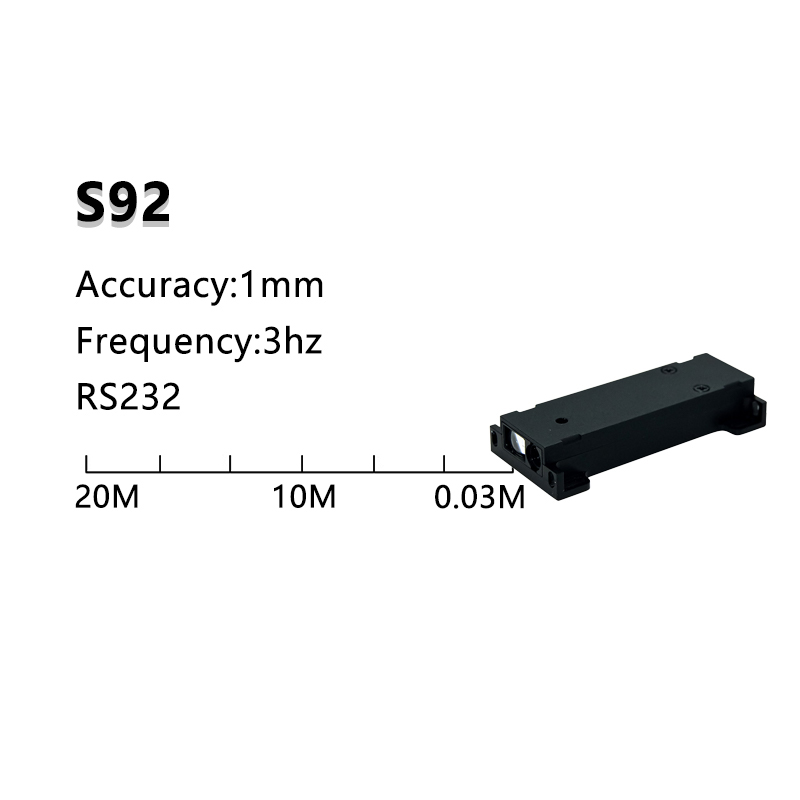 40m Short Range Laser Measurement Sensor 1mm Accuracy