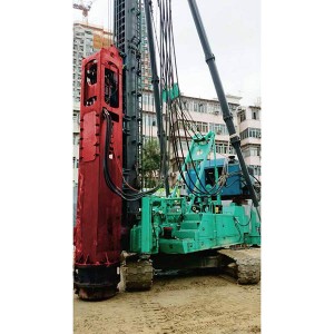 OEM Manufacturer China 12-18ton Medium Excavator Mounted Small Pile Driving Machine Hydraulic Vibro Pile Hammer