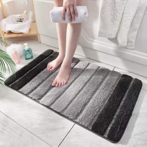 Custom bath mat microfiber tufted bath rug tufted carpet 