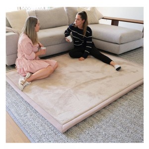 Soft Tatami Mat Area Rug Pad Non-Slip Large Playmats for Kids