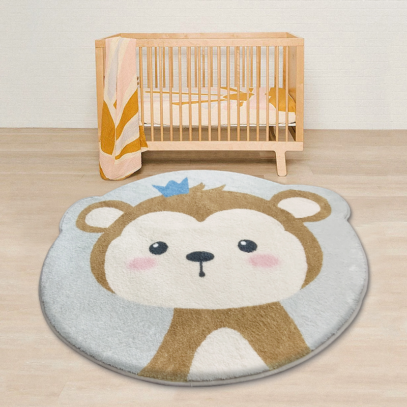 Custom monkey pinted children rugs Featured Image
