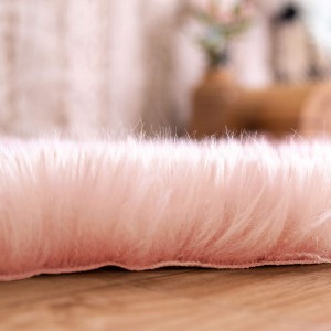 Ultra Soft Fluffy Shag Faux Fur Sheepskin Bedside Rug Area Rug