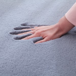 Imitation rabbit fur rug long pile carpet for living room
