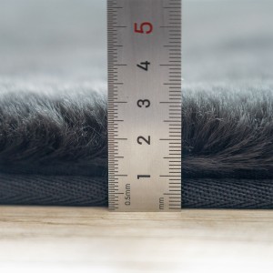 Custom Super Soft Plush IndoorMat Big Rabbit Fur Carpet Fluffy Fuzzy Area Rugs