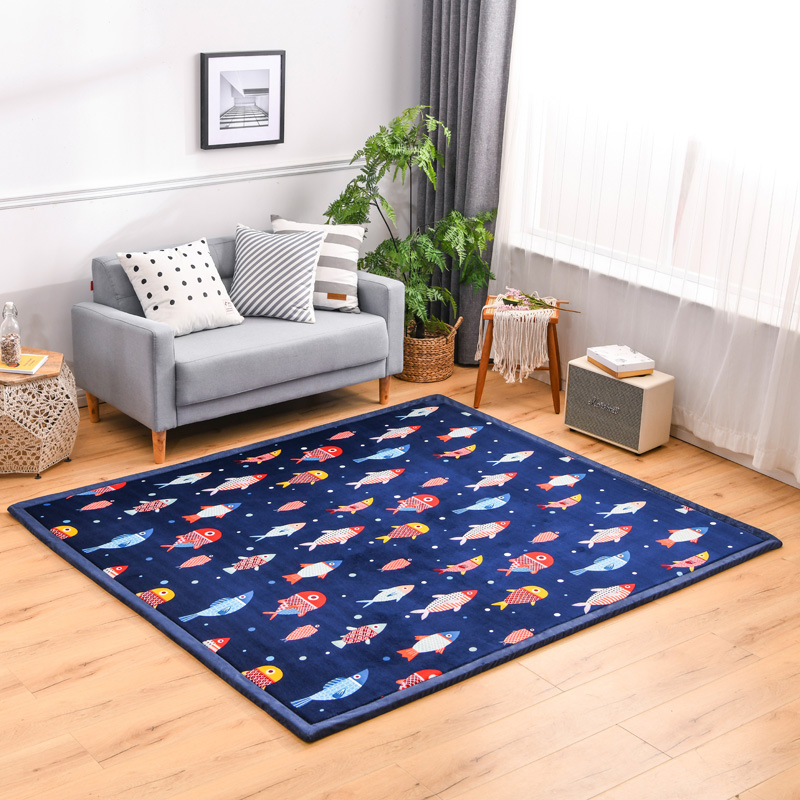 Japanese Kids Play Mat Tatami Area Rug Thickness Tatami Floor Carpet Living Room Memory Foam Area Carpet Featured Image