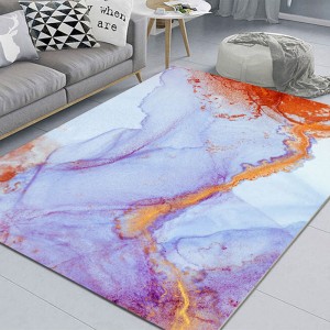 Big carpets crystal decorative digital printed carpet rugs for living room