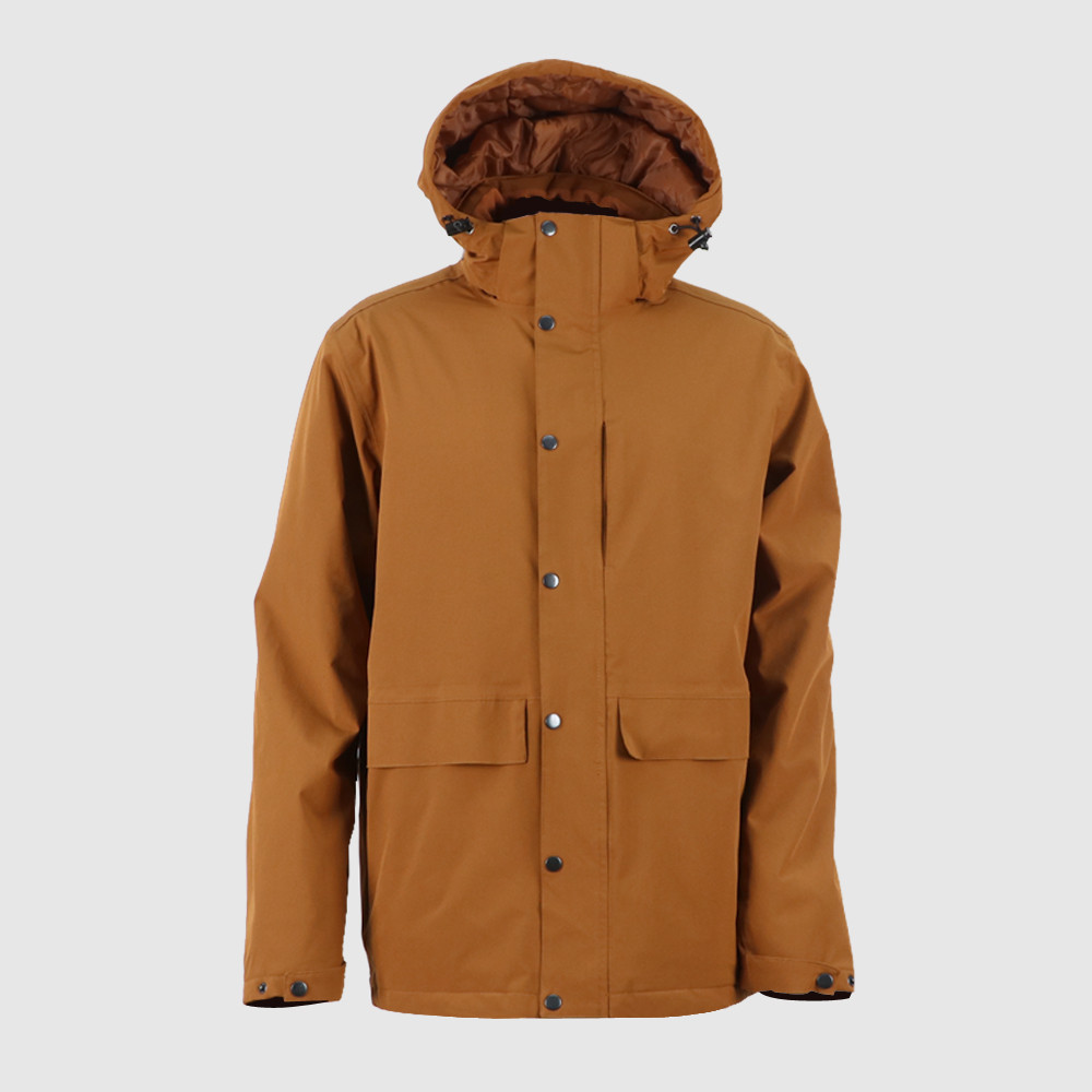 Men’s watertight fabric hooded jacket