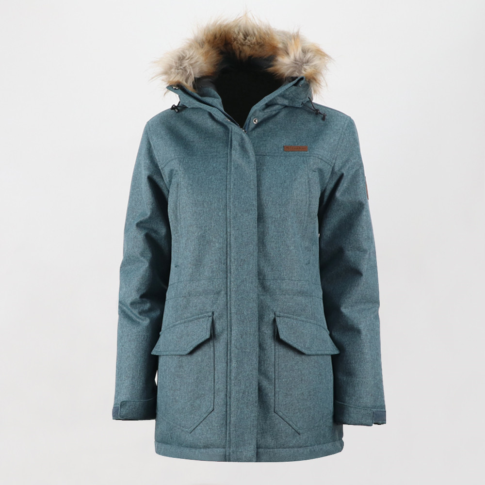 OEM/ODM Factory Windbreaker - Women winter long coat with fur hood 8219548  – Senkai